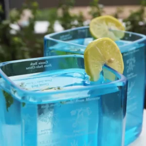 Neelam (Sapphire) - Tray and Glass Set